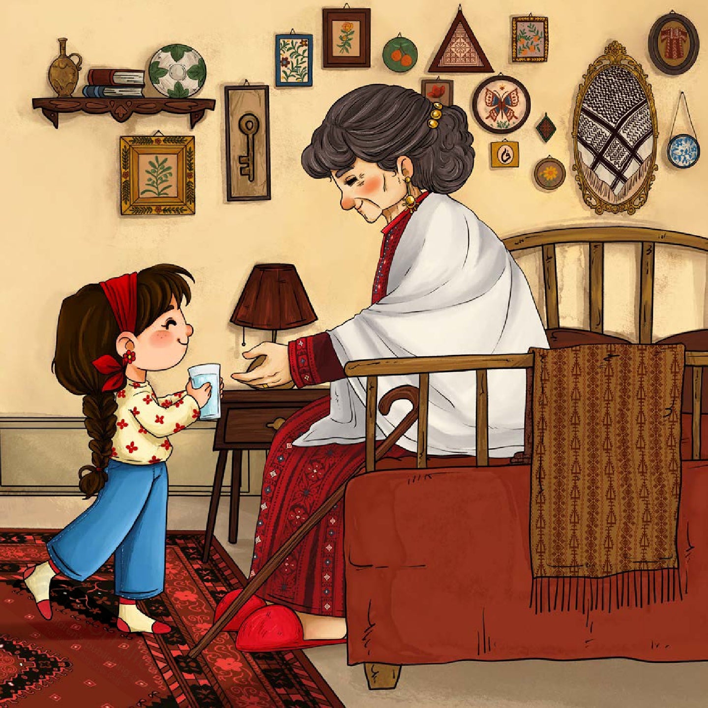 Upside-Down Iftar by Maysa Odeh, illustrated by Nadine Issa