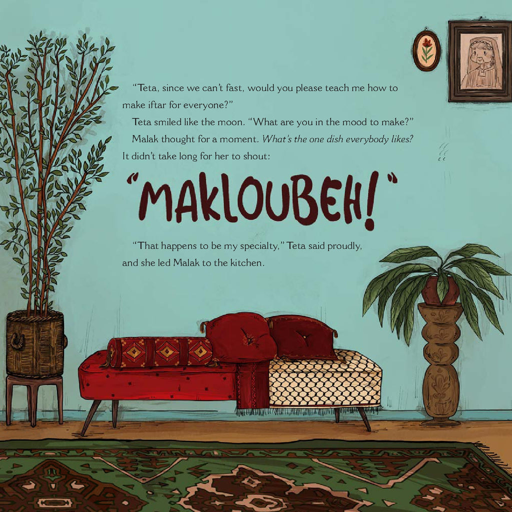 Upside-Down Iftar by Maysa Odeh, illustrated by Nadine Issa