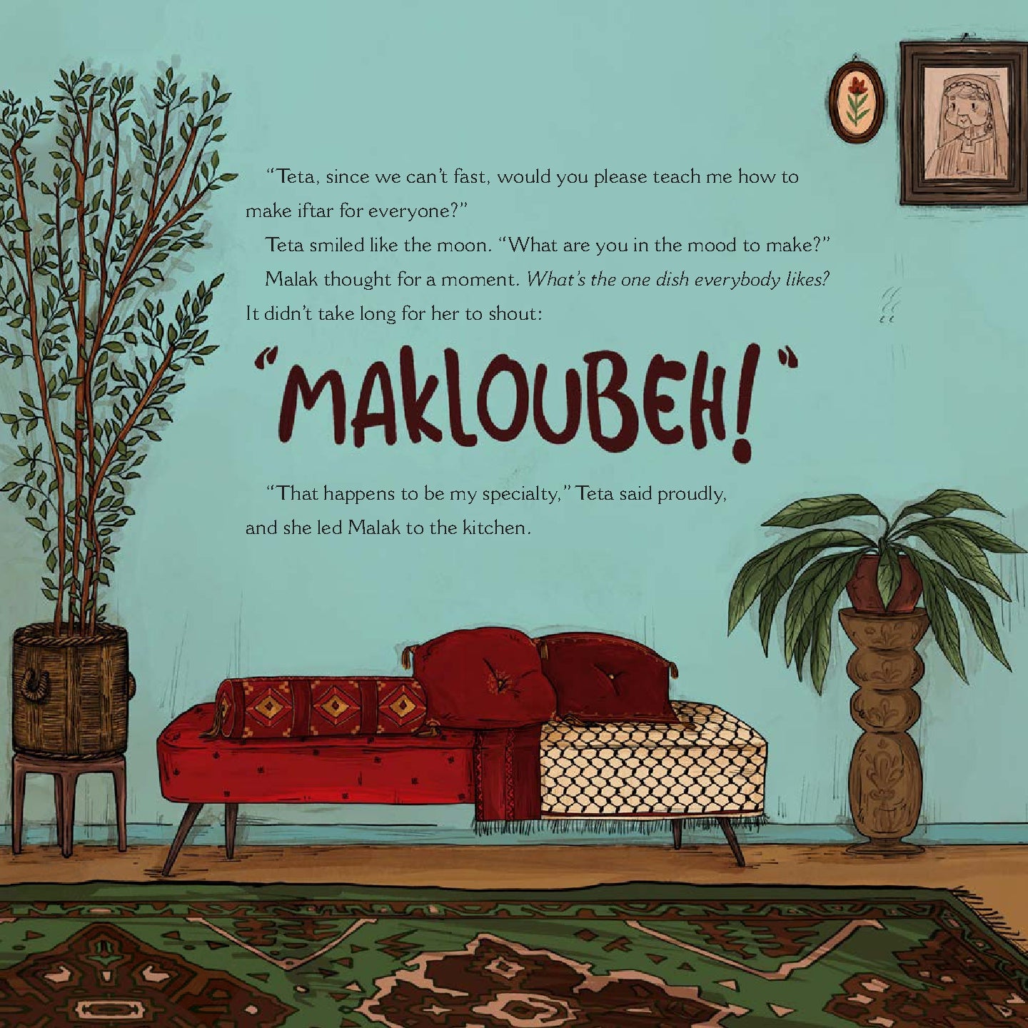 Upside-Down Iftar by Maysa Odeh, illustrated by Nadine Issa