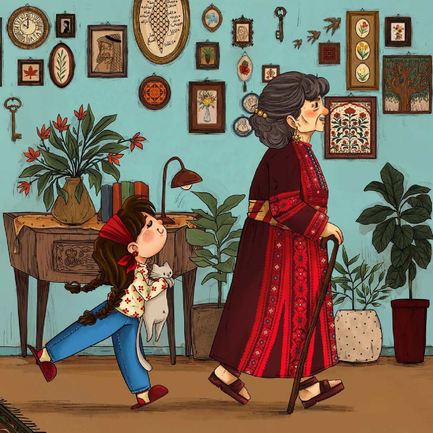 Upside-Down Iftar by Maysa Odeh, illustrated by Nadine Issa