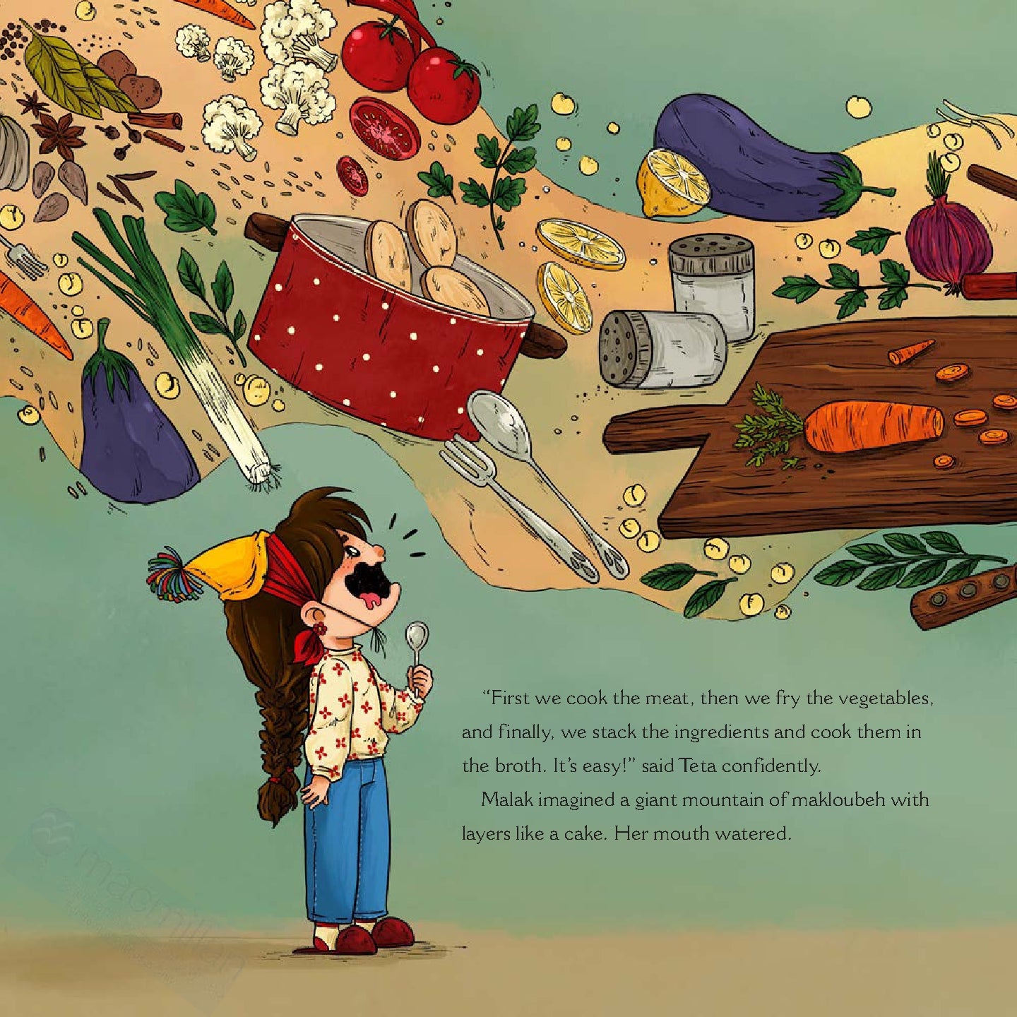 Upside-Down Iftar by Maysa Odeh, illustrated by Nadine Issa