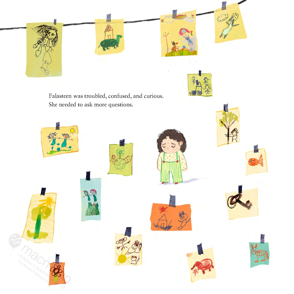 A Map for Falasteen: A Palestinian Child's Search for Home by Maysa Odeh, illustrated by Aliaa Betawi