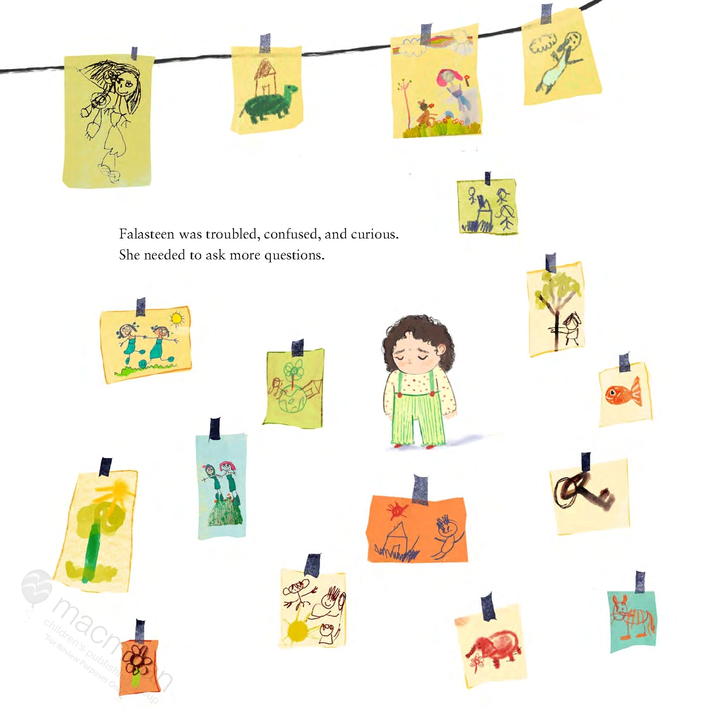 A Map for Falasteen: A Palestinian Child's Search for Home by Maysa Odeh, illustrated by Aliaa Betawi