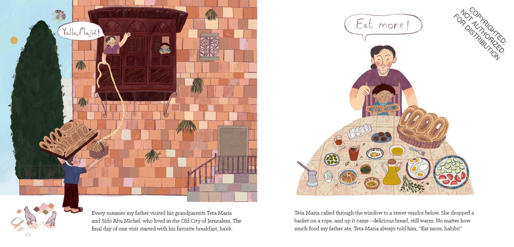 Homeland: My Father Dreams of Palestine by Hannah Moushabeck, illustrated by Reem Madooh