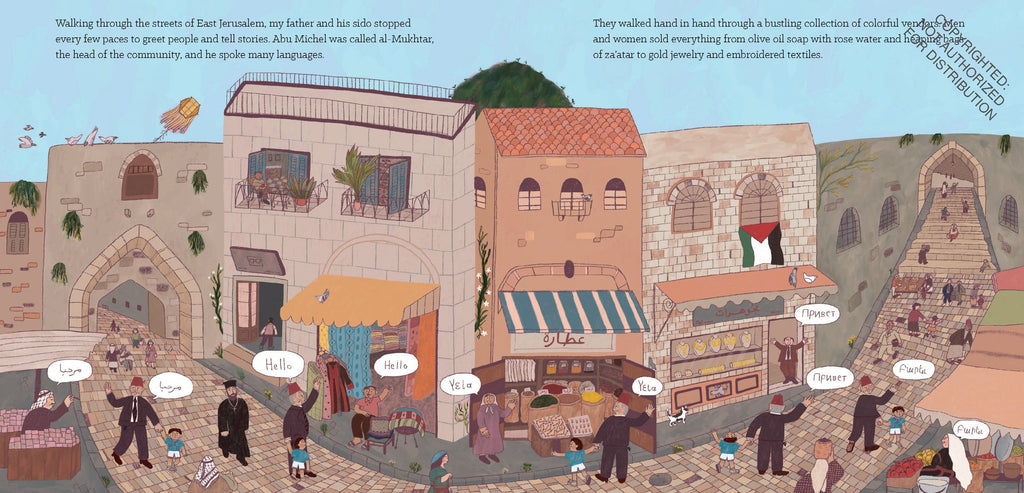 Homeland: My Father Dreams of Palestine by Hannah Moushabeck, illustrated by Reem Madooh